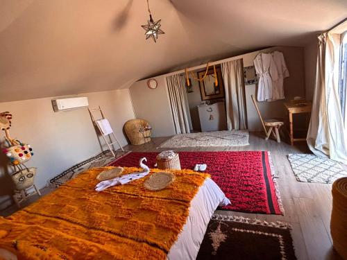 1 double bed