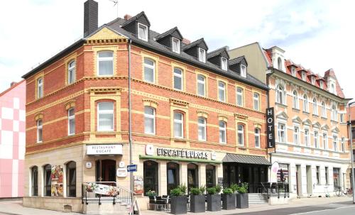 Viesnīcas āriene, Hotel Burgas in Stassfurt