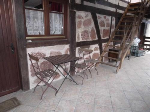 Balkons/terase, Chambre d'Hotes chez Nadine Hamm in Weiterswiller