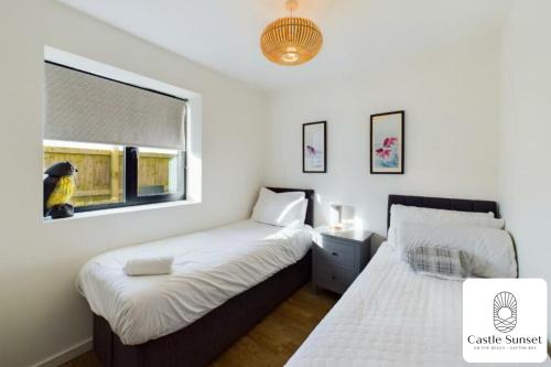 Castle Sunset on the Beach