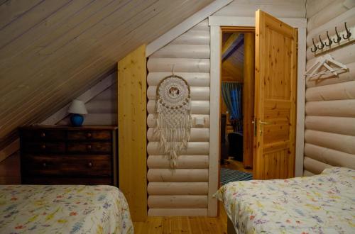 Seaside log-house 'Merehõbeda' with sauna and hot tub