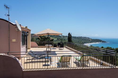 Utvendig, Villa Rosa sul mare in Sovareto