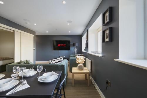 Hayy Luxury 1 Bed Apartment in Leeds City Centre, Leeds (Foto 8)