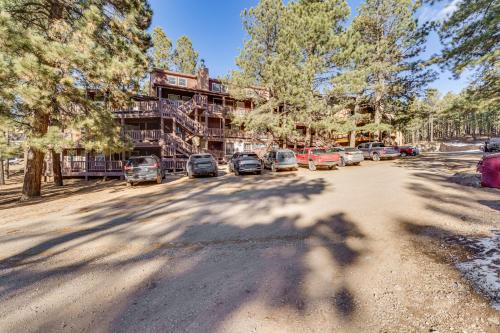 Walk to Angel Fire Resort Condo with Furnished Deck Walk to Angel Fire Resort Condo with Furnished Deck