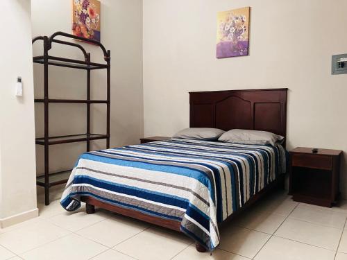 1 double bed