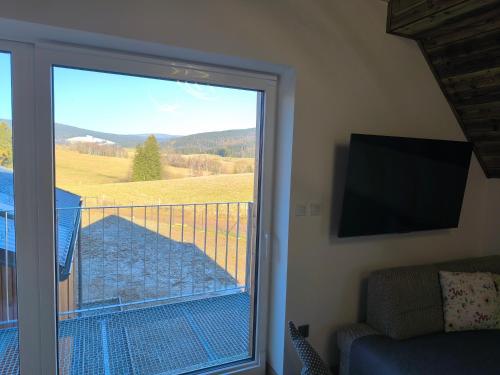 Közös társalgó / TV, Horský apartmán Stříbrnice (Horsky apartman Stribrnice) in Stříbrnice