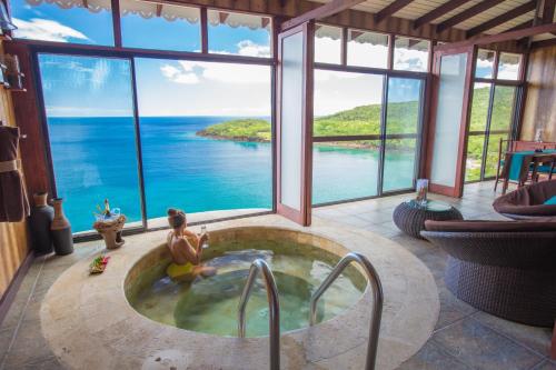 Kolam air panas, Ti Kaye Resort and Spa in Anse La Raye