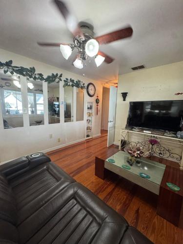 Közös társalgó / TV, Lakefront Cottage Orlando-Tampa in Auburndale (Florida)