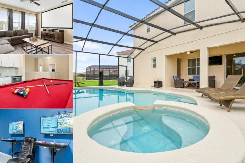 Exclusive Mansion with Large Private Pool on Solterra Resort Orlando Mansion 5719, Davenport