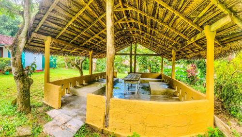 Restoranas, Sharta Unawatuna Hostel in Galė