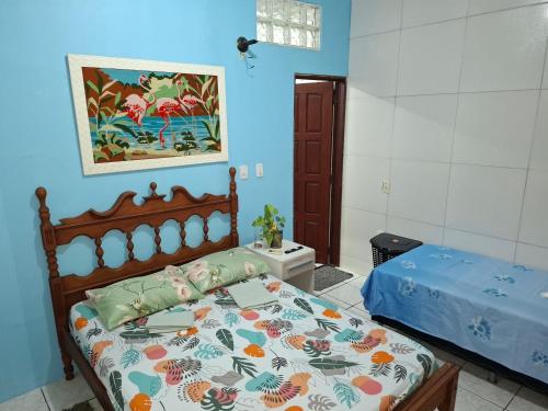 1 double bed, 1 twin bed