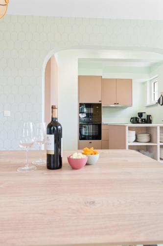 Konyha, Vakantiewoning Maison Chardon in Koksijde