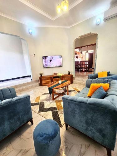 Koplietošanas atpūtas telpa ar TV, Safi House in Boma Ng'ombe