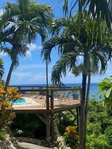 Басейн, LA VILLA OUF - VUE SUR LE DIAMANT, St-Anne in Сент-Анна