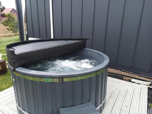 Iekārtas, Vakantiehuis, sauna, jacuzzi, airconditioning in Šečemina