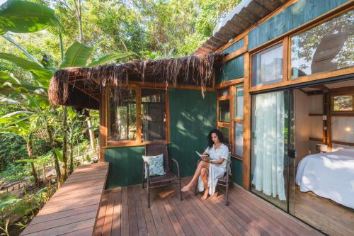 شرفة/ تراس, Casa Luz Paraty in Praia Grande