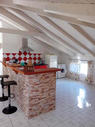 cuisine, Haut de Villa LA FLEUR DE CANNE in Lamentin