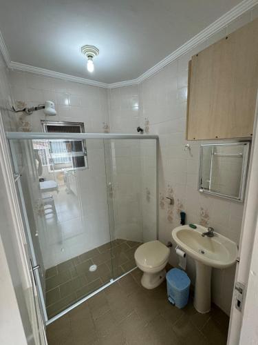 ห้องน้ำ, Apartamento Solemar - Praia Grande in โซเลมาร์