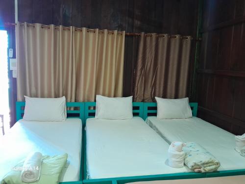 3 twin beds
