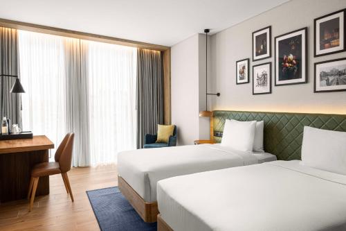 2 twin beds