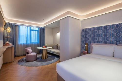Deluxe King Room room in Manxin Hotel Wuhan Hankou Xinhua Road