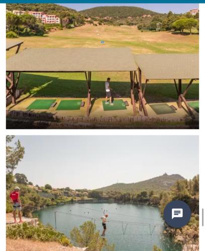 CAP ESTEREL studio 4 pers equipe, belle vue Golf, centre village PIERRE & VACANCES , PARKING inclus  in Saint-Raphael