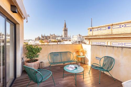 Duplex con Terraza Privada y vistas a la Catedral, Sevilla