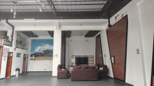 共用Lounge/電視區, Hotel El Castor in 塔里卡