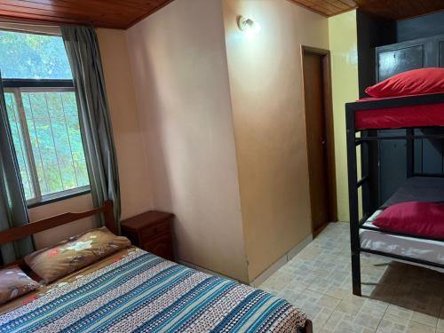 1 double bed, 1 twin bed