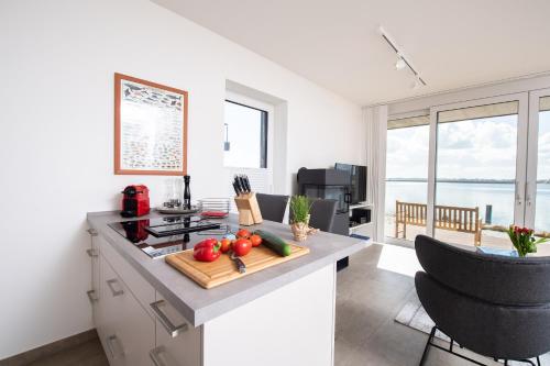 Kitchen, Ferienwohnung Dock 76 Main in Olpenitz