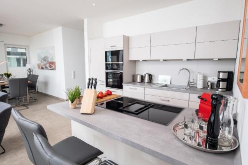Kitchen, Ferienwohnung Dock 76 Main in Olpenitz