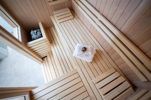 Sauna, Ferienwohnung Dock 76 Main in Olpenitz
