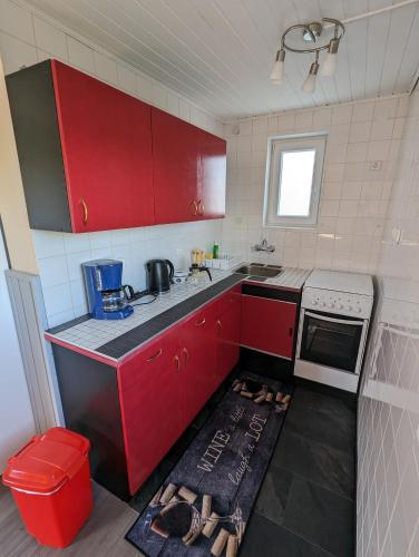 virtuve, Apartment Herbert in Galambok
