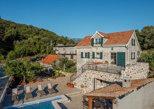 A szálláshely kívülről, Villa Liberta in Tivat