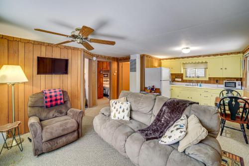 Ice Fish & Snowmobile: Riverfront Manistique Cabin in Munising Township (MI)