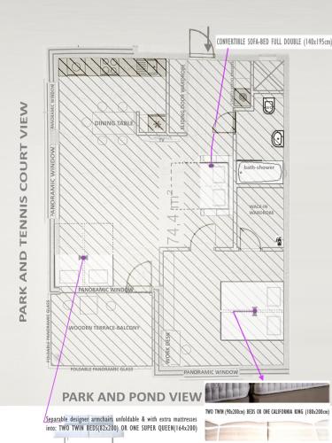 Elite centre, free parking, ultra-desirable 1 of 1, lux view