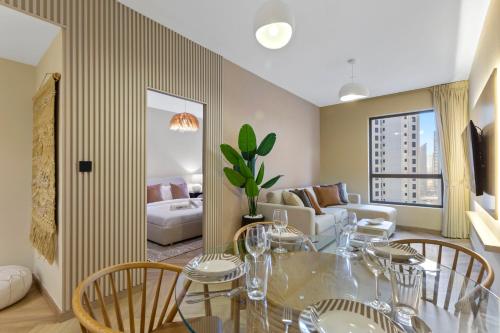 Beachside Home on JBR Walk with modern interiors, Дубай