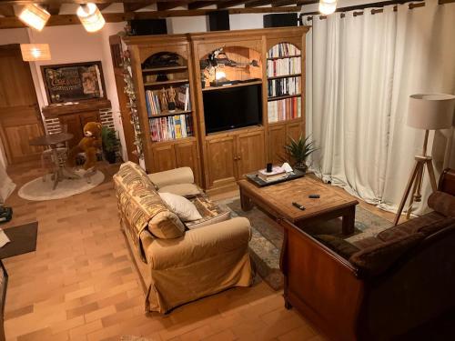 La Fontaine du Perche - Home Cinema, Sauna, SPA, piscine interieure chauffee jusqu'a fin novembre in Chennebrun