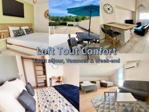 LOFT TOUT CONFORT - la Blache des Collines gîte à louer Beausemblant
