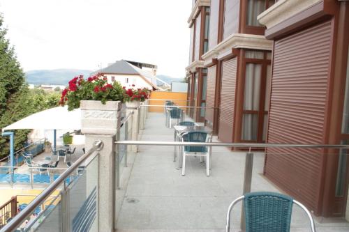 陽台/露台, Hotel Gran Casona de Sanabria in 普埃夫拉德薩納夫裡亞