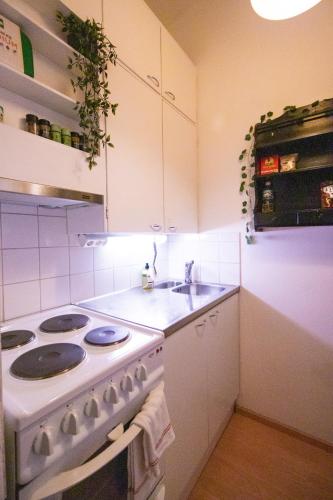 Kitchen, Peaceful Stay - Near Kaari Mall, 5 Min To Train in Kannelmäki