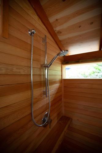 Shower, Sungate on Salt Spring - Luxurious Suite with Cedar Hot Tub & View near Cusheon Lake