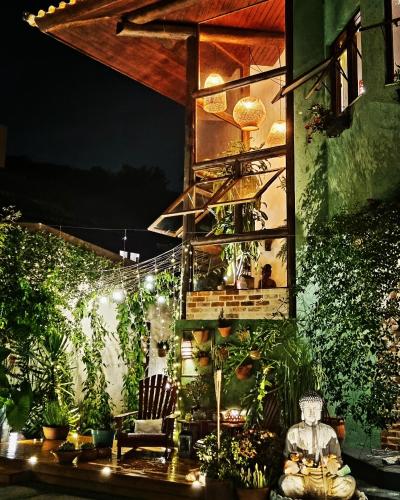 Entrance, Pousada Santarina in Lagoa da Conceicao