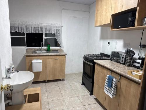 مطبخ, Apartamento en Cobán casa Azul (Apartamento en Coban casa Azul) in Coban