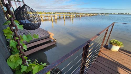 Kilátás, Lake Wellington Luxury Retreat in Wellington (SA)