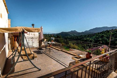 Balcony/terrace, Vafes Traditional Stone Houses in Fres