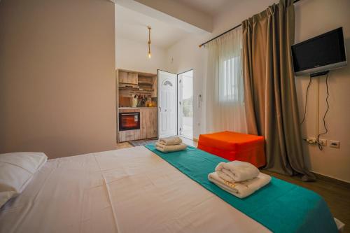 Létesítmények, Cozy flat studio in Paralia Agion Panton
