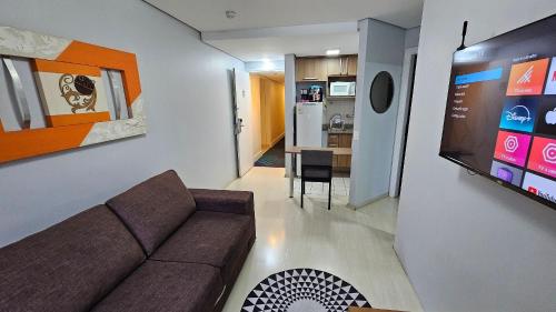 Flat Hotel Times Square av Jamais 100 Moema, San Paolo