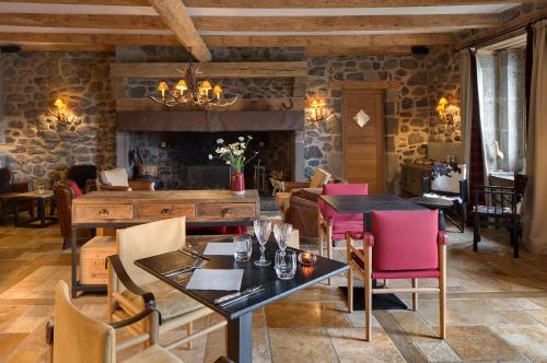 Restoran, instants d'Absolu Ecolodge & Spa in Chavagnac