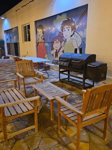 Instalações, Al Khatem Al Qadeem Farms Majlis Style Accommodation Stay with BBQ Facilities in Bid' Hamamah